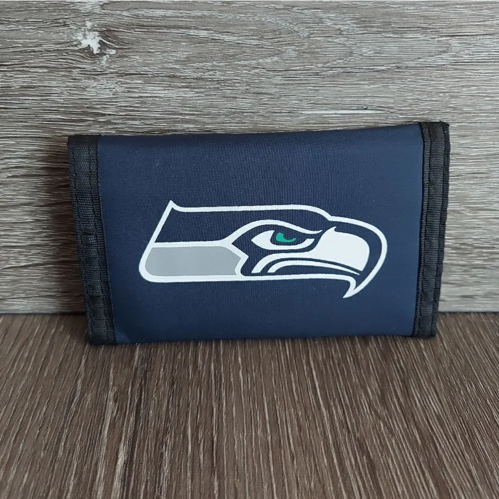 Seattle Seahawks Nylon Trifold Wallet